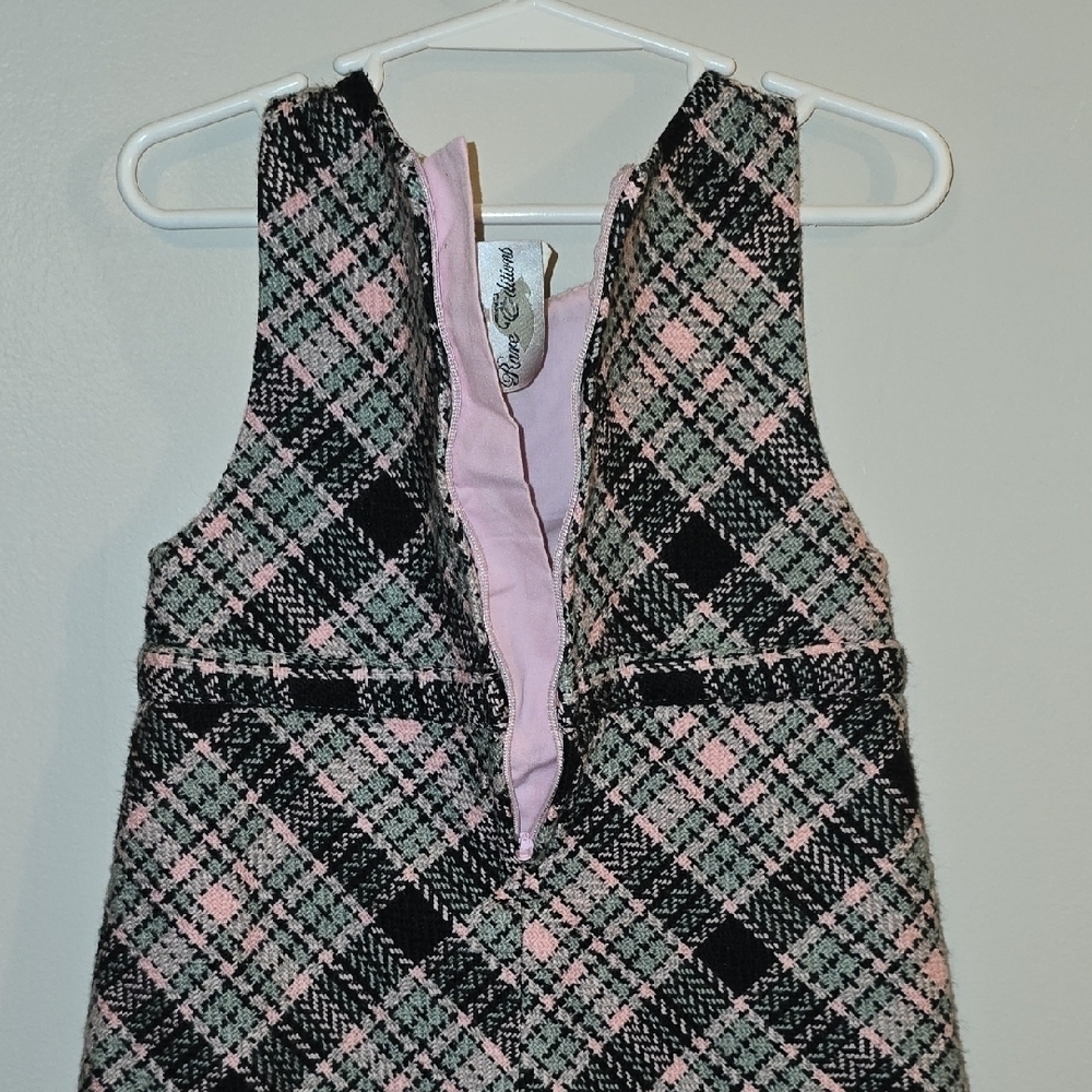 Rare Editions Plaid Dress with Belt - Picture 10 of 10
